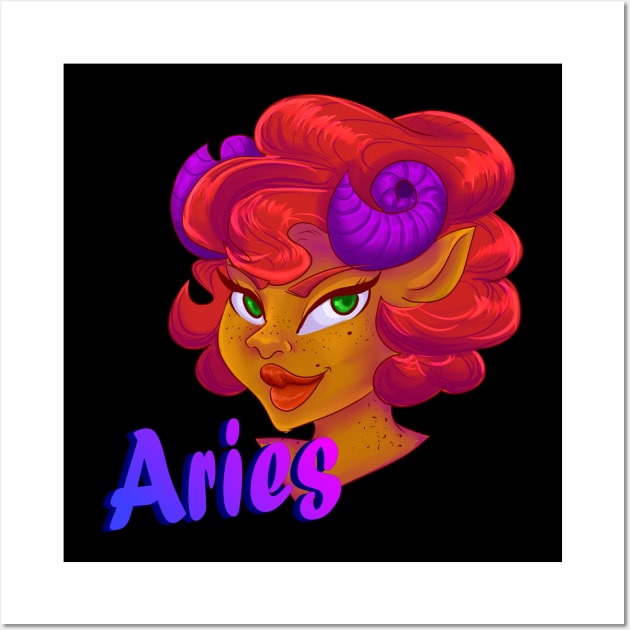 Aries Wall Art by PointNWink Productions